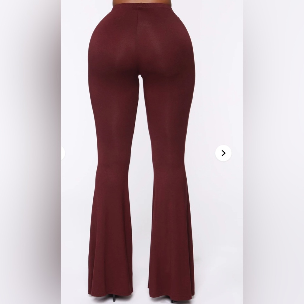 Fashion Nova Varvara Pant Set in Wine. Size XS. Worn once. - Picture 4 of 8